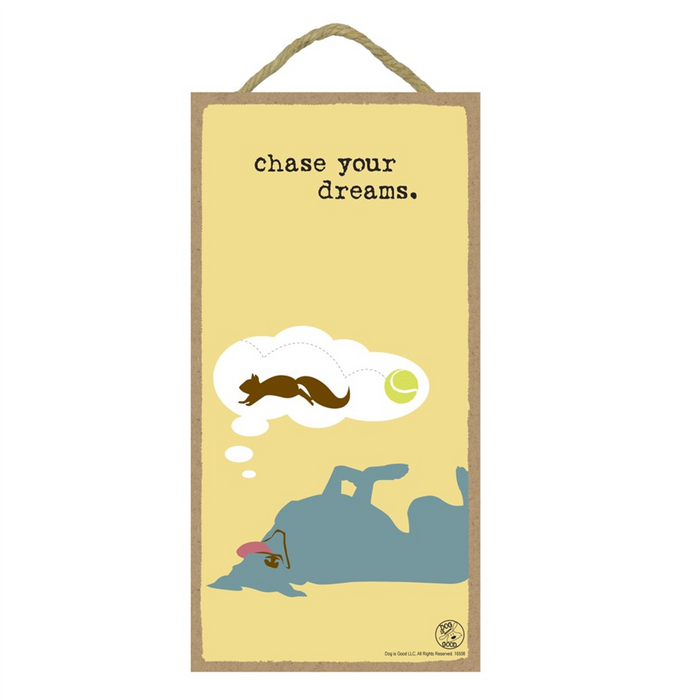 Chase Your Dreams Wood Plaque