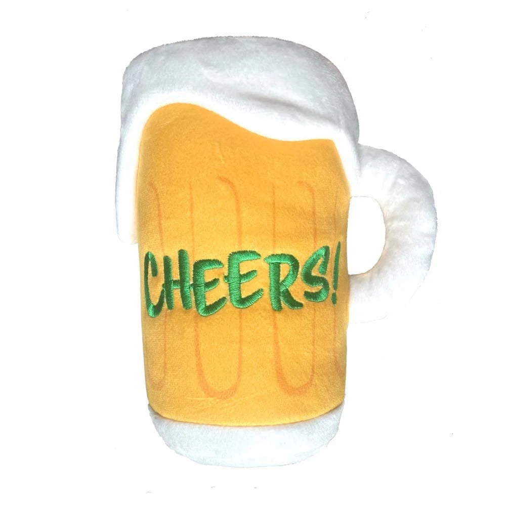 Cheers Mug Plush Dog Toy