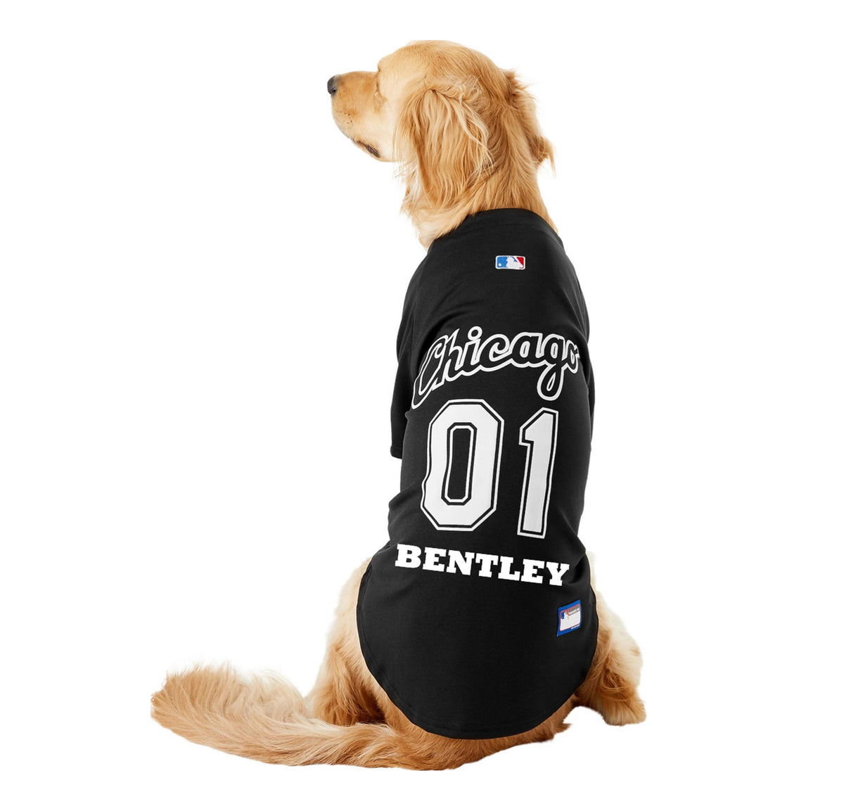 MLB Los Angeles Dodgers Pets First Pet Baseball Jersey - White S