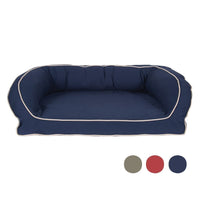 Classic Canvas Bolster Dog Bed