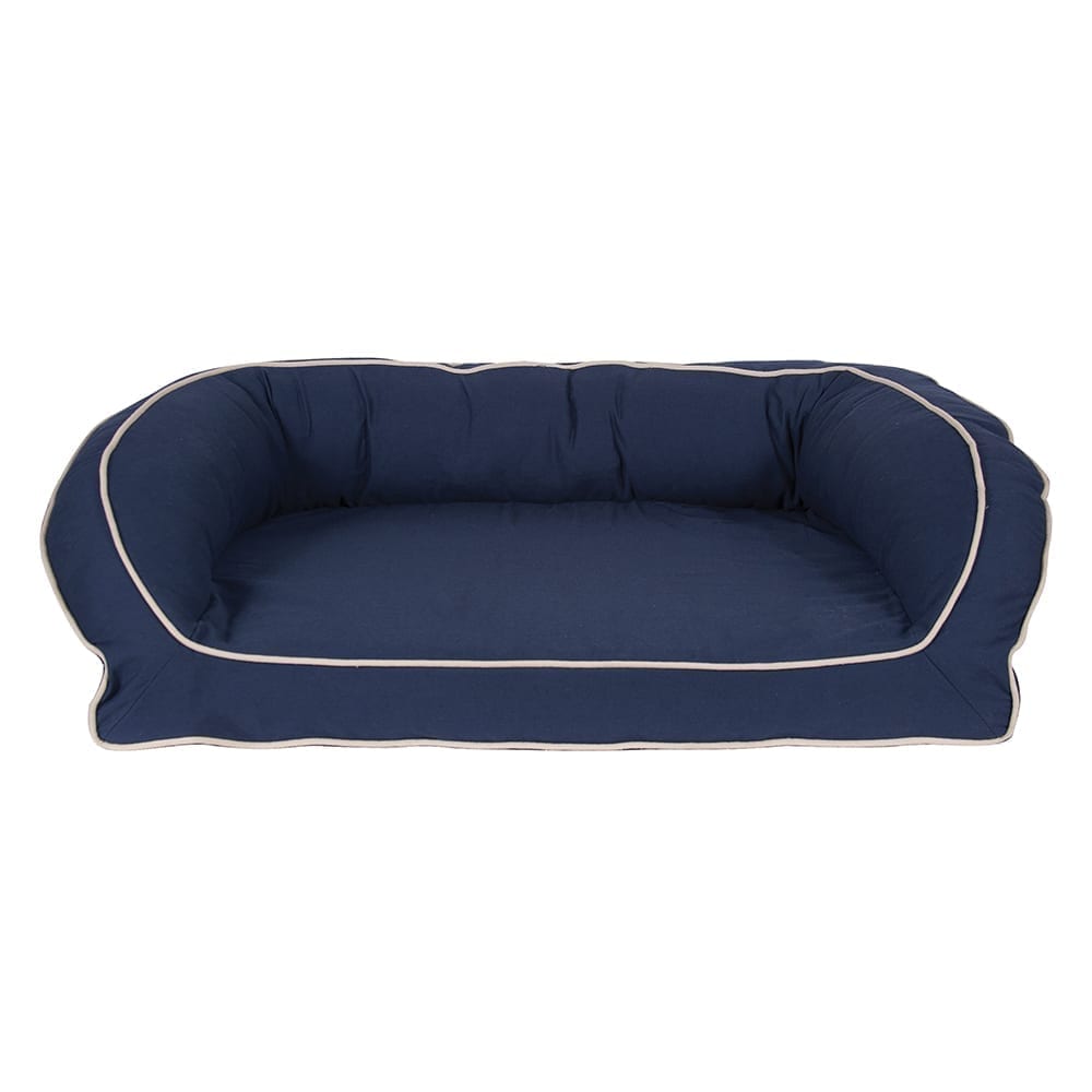 Classic Canvas Bolster Dog Bed