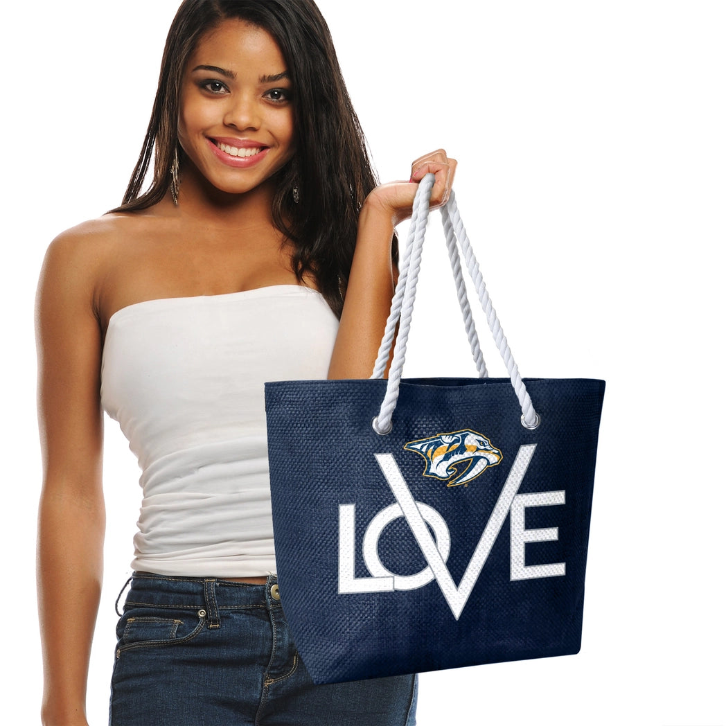 Nashville Predators Love Tote