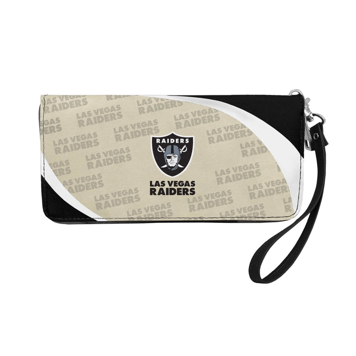 Las Vegas Raiders Curve Zip Organizer Wallet