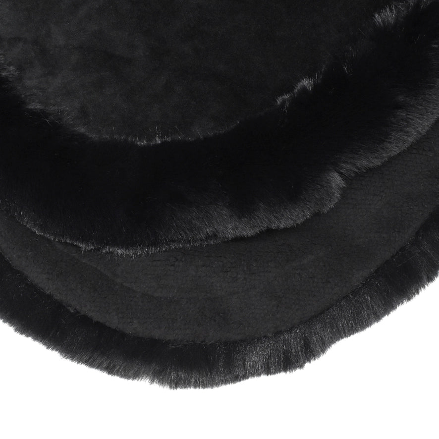 Pittsburgh Penguins Fur Trim Poncho