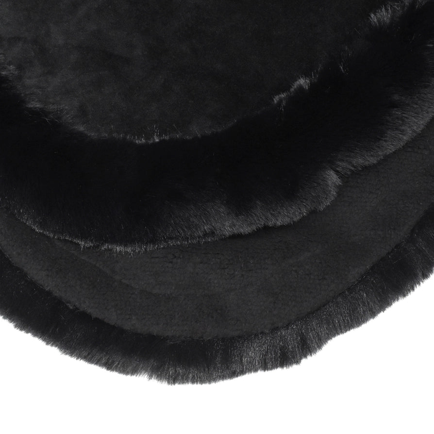 Ottawa Senators Fur Trim Poncho