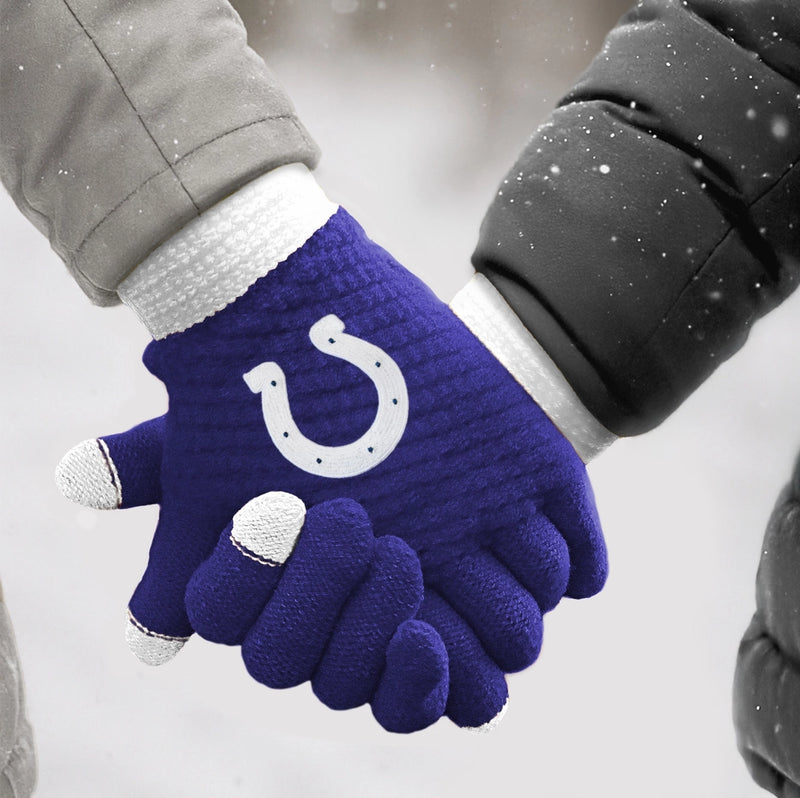 Indianapolis Colts Waffle Knit Gloves
