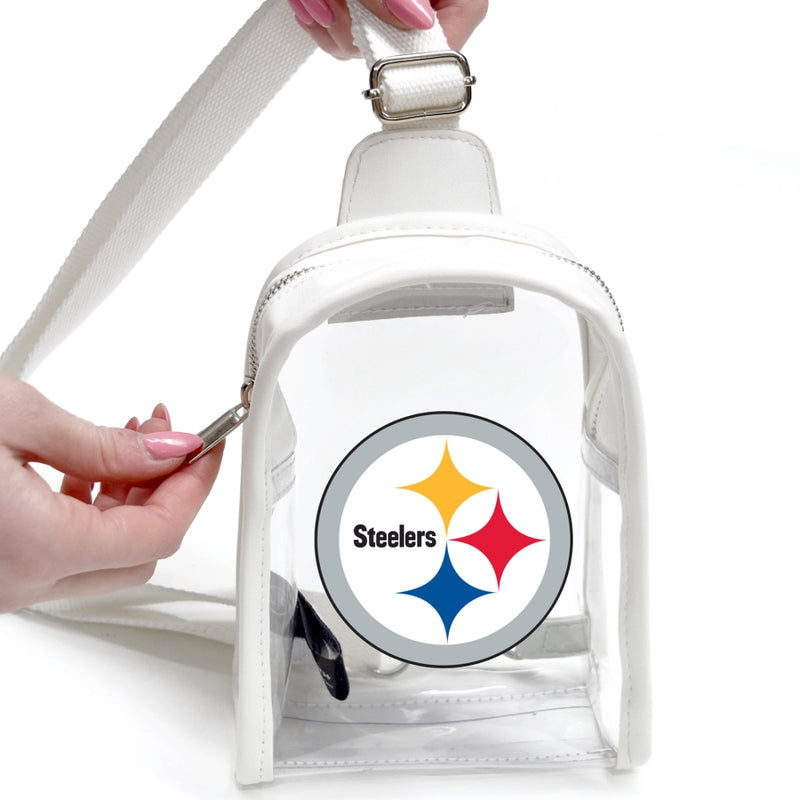 Pittsburgh Steelers Clear Mini Sling