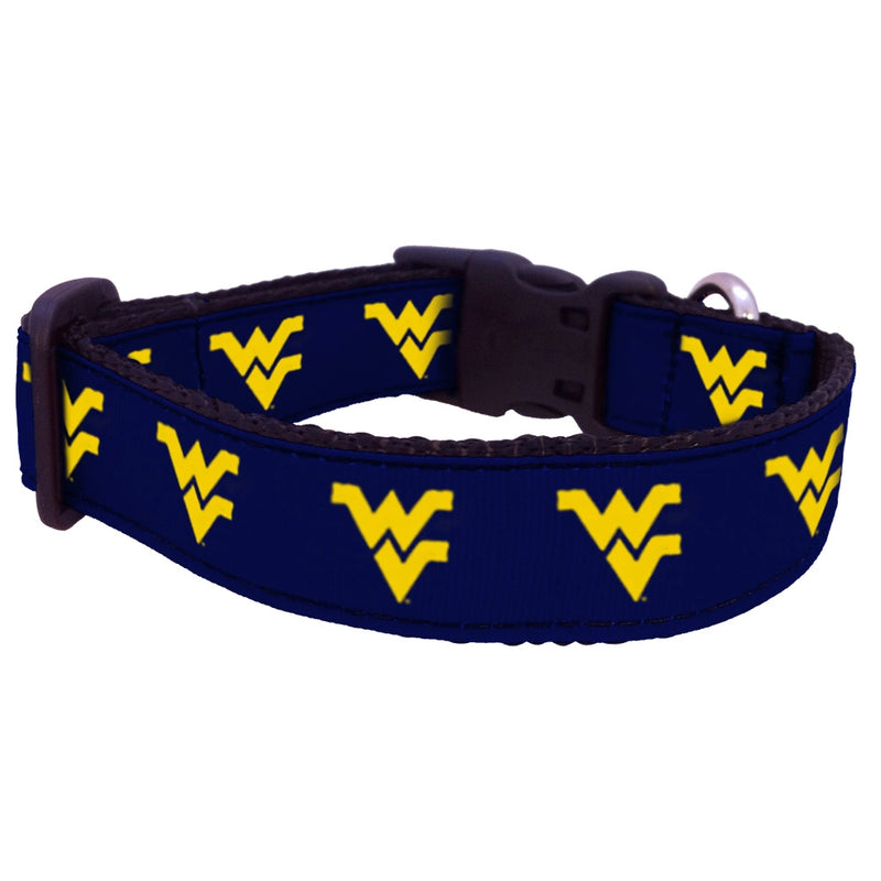 WV Mountaineers Nylon Dog Collar or Leash