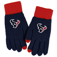 Houston Texans Waffle Knit Gloves