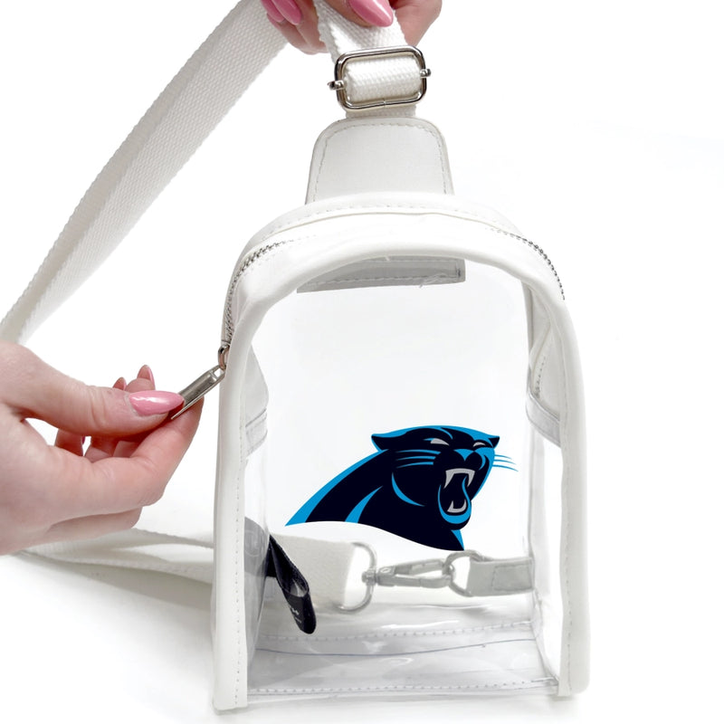 Carolina Panthers Clear Mini Sling