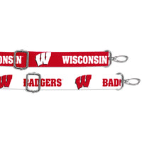 WI Badgers Clear Pattern Strap Bag