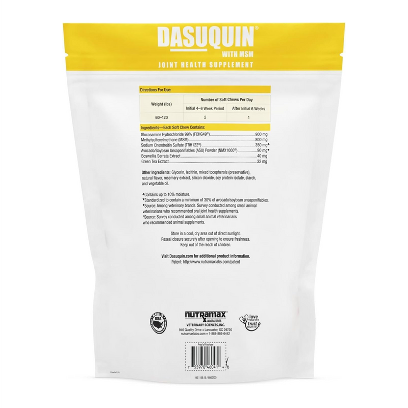 Dasuquin with MSM Joint Health Soft Chews - Large Dogs