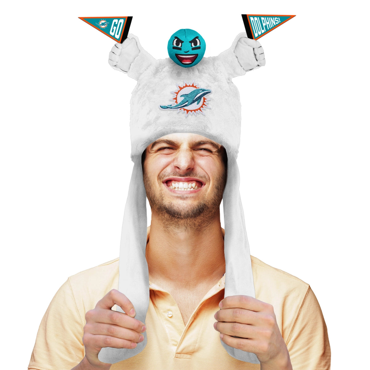 Miami Dolphins Mascot Cheering Sidekick Hat