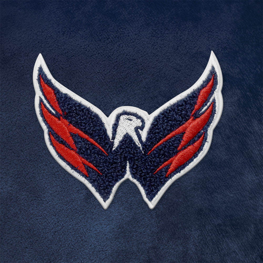 Washington Capitals Fur Trim Poncho