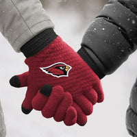 AZ Cardinals Waffle Knit Gloves