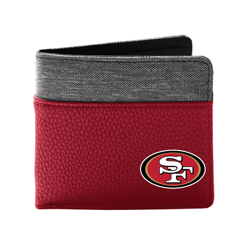 San Francisco 49ers Pebble Bi-Fold Wallet