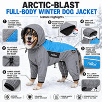 Dog Helios 'Arctic Blast' Full Bodied Winter Dog Coat w/ Blackshark Tech