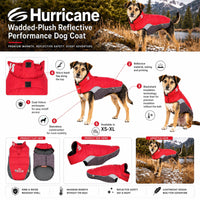 Dog Helios ® Hurricane-Waded Plush 3M Reflective Insulated Winter Dog Coat