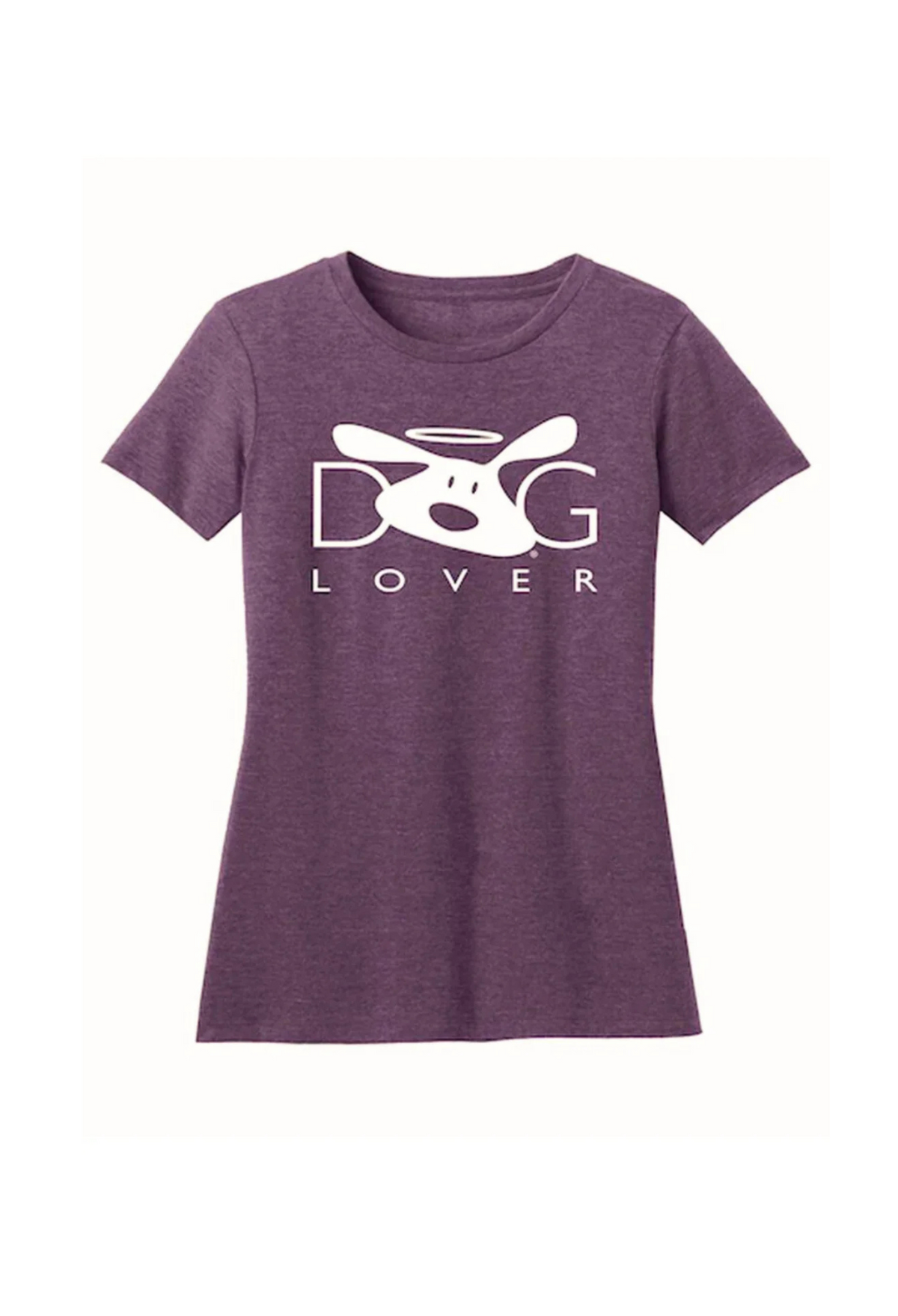 T-shirt: Dog Lover (Plum)