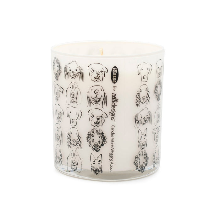 Dogs with Hydrant Jar Candle - Wet Dog Scent