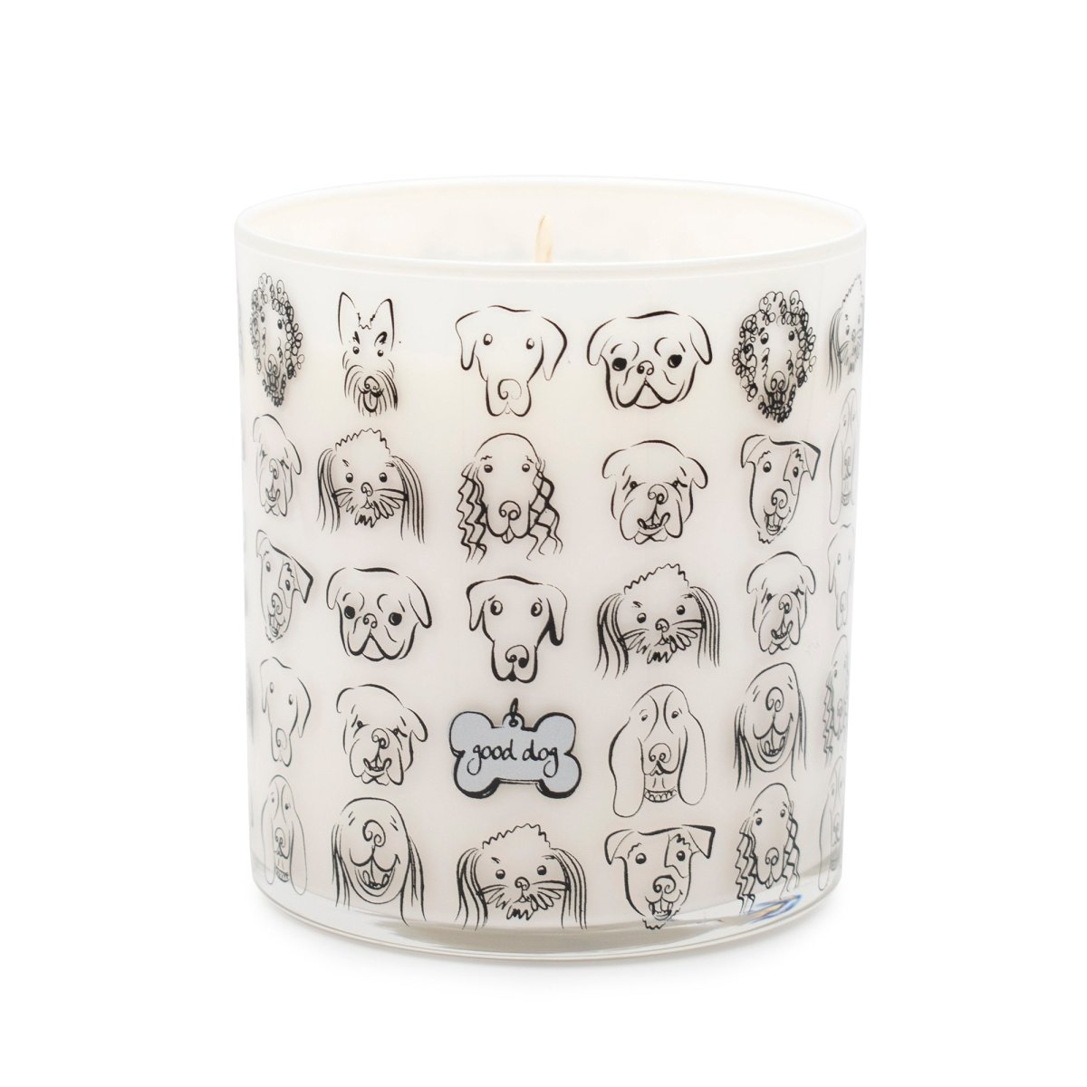Dogs with Tag Jar Candle - Rolling in Grass Scent