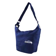 Seattle Seahawks Color Sheen Hobo Purse - Navy