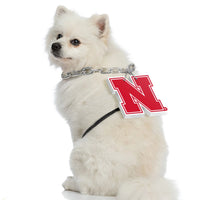 NE Cornhuskers Pet Fan Chain