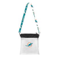 Miami Dolphins Clear Pattern Strap Bag