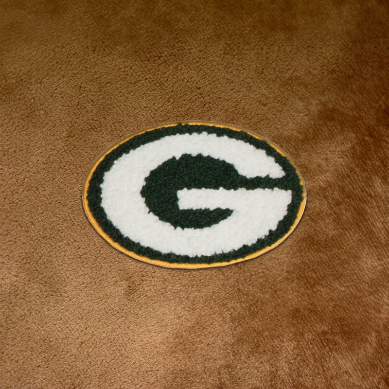 Green Bay Packers Fur Trim Poncho