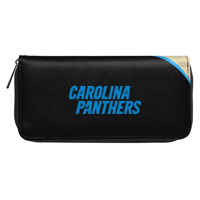 Carolina Panthers Curve Zip Organizer Wallet