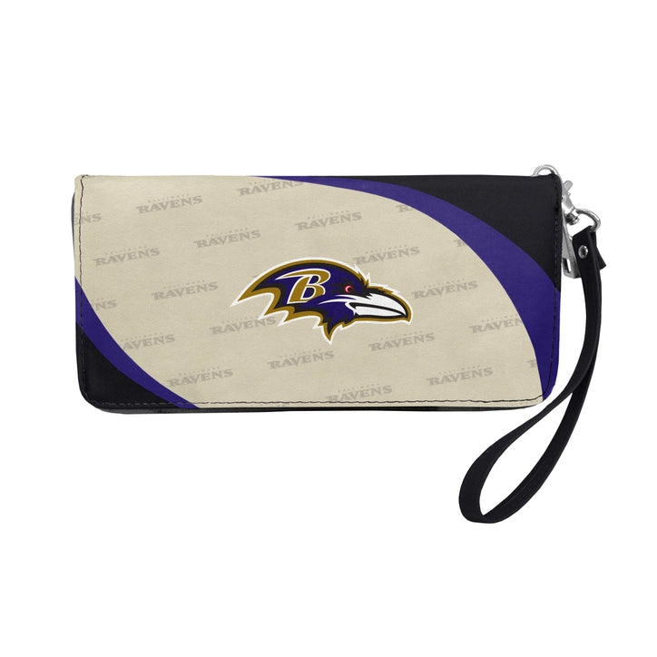 Baltimore Ravens Curve Zip Organizer Wallet