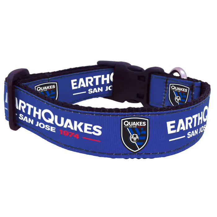 San Jose Earthquakes Dog Collar and Leash