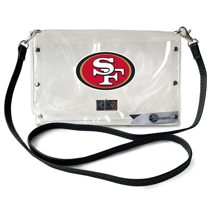 San Francisco 49ers Clear Envelope Purse