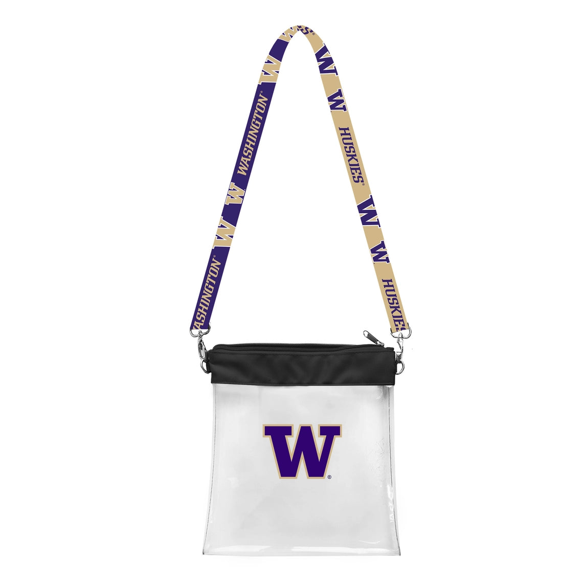 WA Huskies Clear Satchelette