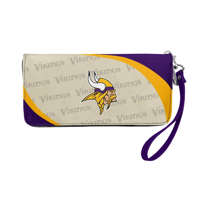 Minnesota Vikings Curve Zip Organizer Wallet