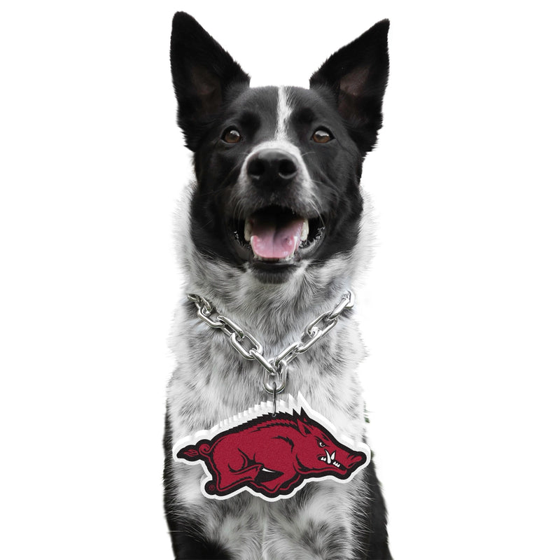 AR Razorbacks Pet Fan Chain