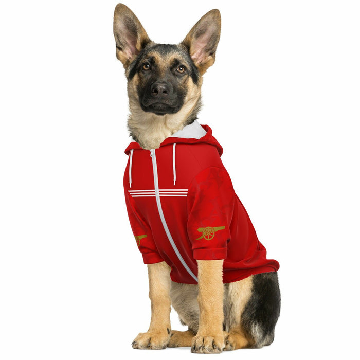 Arsenal FC 25/26 Home Kit inspired Pet Zip Hoodies