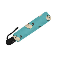 Grumpy Cat Teal Auto Open/Close Umbrella