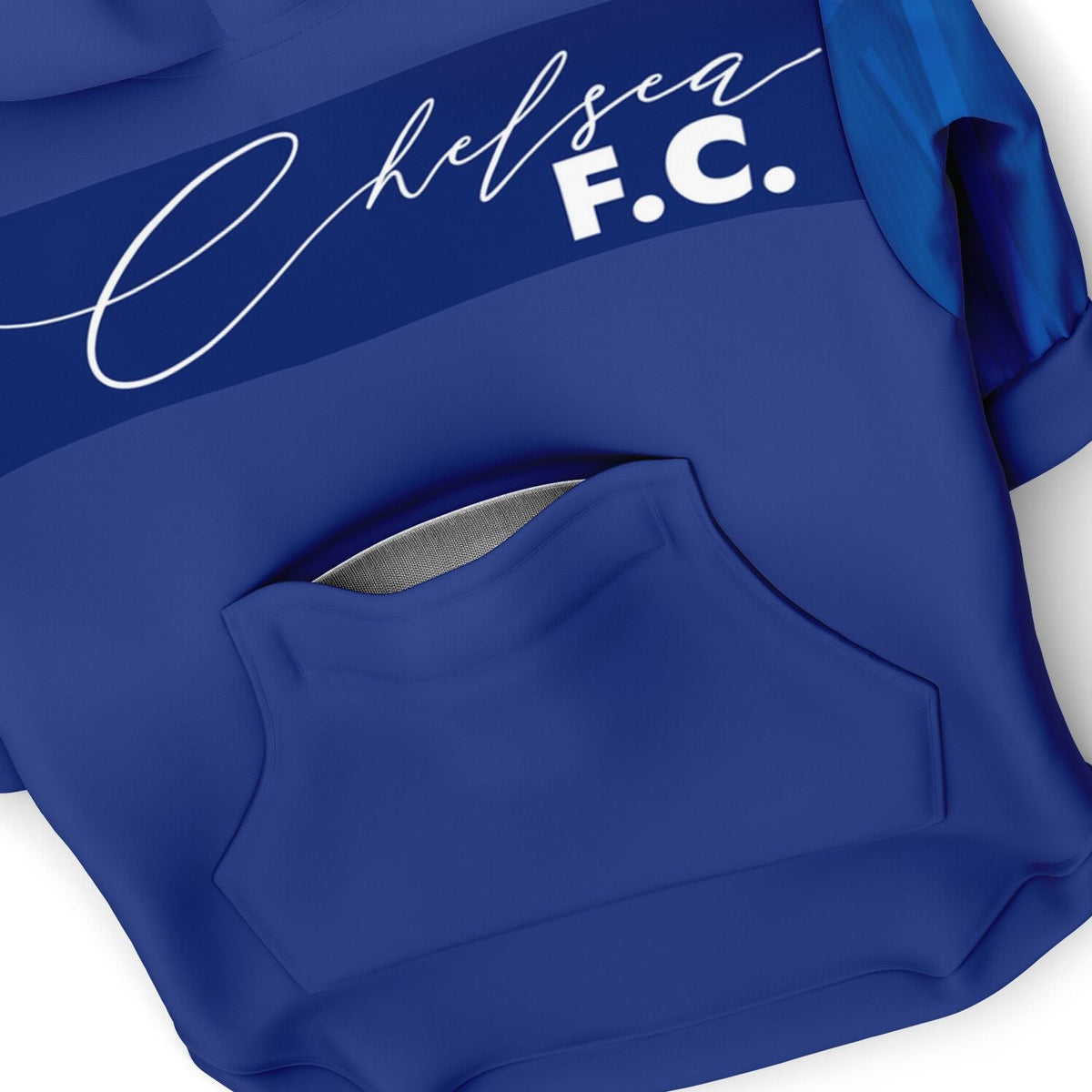 Chelsea FC 25/26 Home Kit-Inspired Zip Hoodie