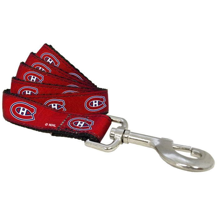 Montreal Canadiens Nylon Dog Collar and Leash