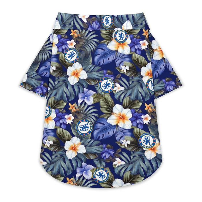 Chelsea FC 25/26 Team-Inspired Pet Hawaiian Shirt - for SMALL PETS