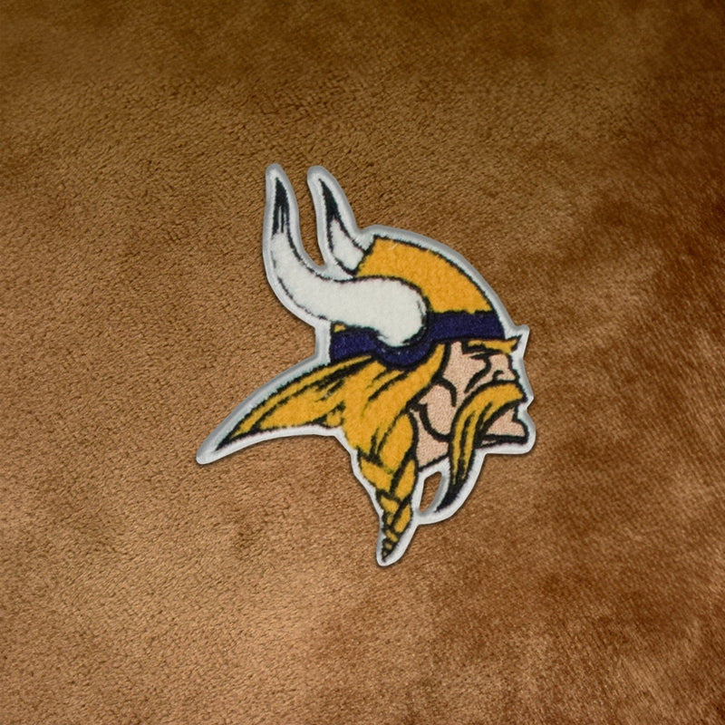 Minnesota Vikings Fur Trim Poncho