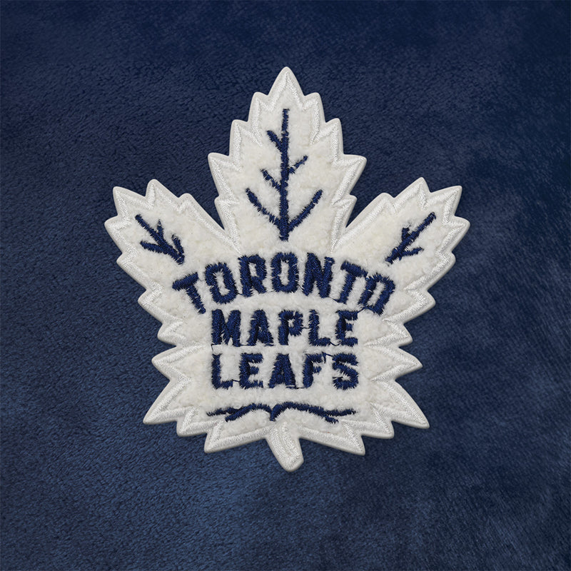 Toronto Maple Leafs Fur Trim Poncho