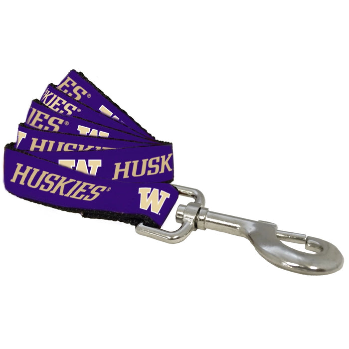 WA Huskies Nylon Dog Collar or Leash