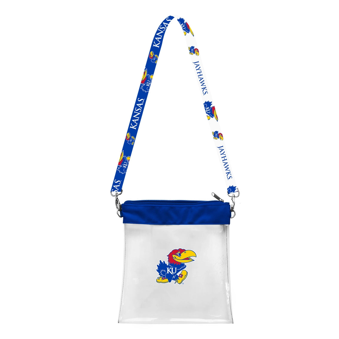 KS Jayhawks Clear Satchelette