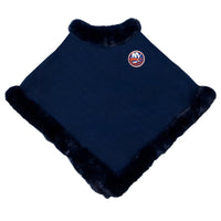 New York Islanders Fur Trim Poncho