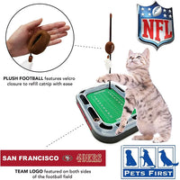 San Francisco 49ers Football Cat Scratcher Toy