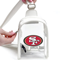 San Francisco 49ers Clear Mini Sling