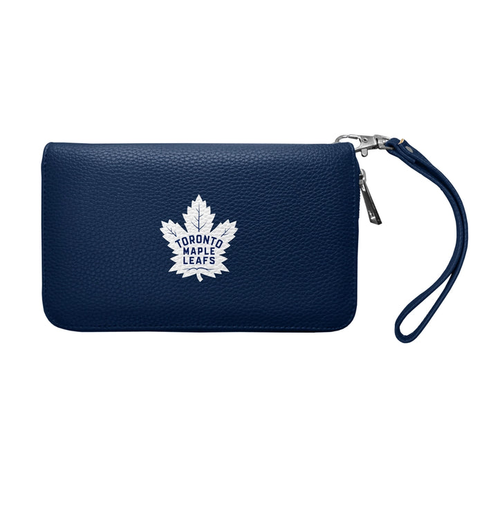 Toronto Maple Leafs Zip Organizer Wallet Pebble