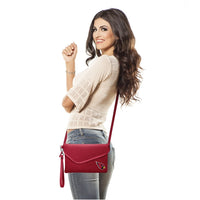 AZ Cardinals Fold-Over Crossbody Pebble Purse